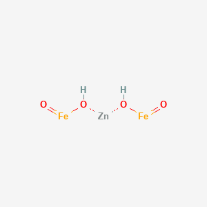 Chemical structure of Nano zinc ferrite, ≤100nm, 99% metals basis