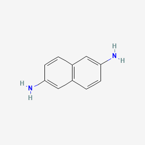 Chemical structure of Naphthalene-2,6-diamine