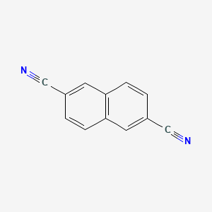 Chemical structure of Naphthalene-2,6-dicarbonitrile