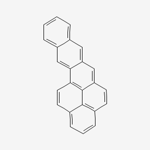 Chemical structure of Naphtho(2,3-a)pyrene