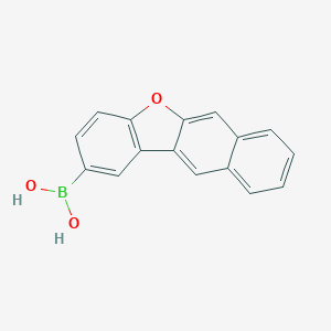 Chemical structure of naphtho[2,3-b]benzofuran-2-ylboronic acid