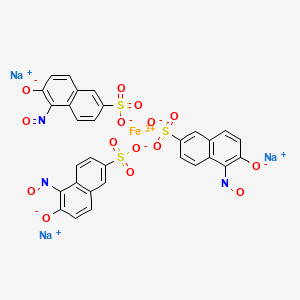 Chemical structure of Naphthol green B