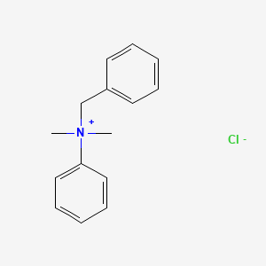 Chemical structure of N-Benzyl-N,N-dimethylbenzenaminium chloride