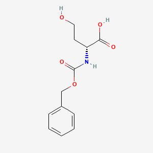 Chemical structure of Carbobenzoxyhomoserine