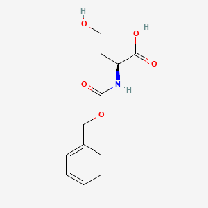 Chemical structure of Cbz-L-Homoserine