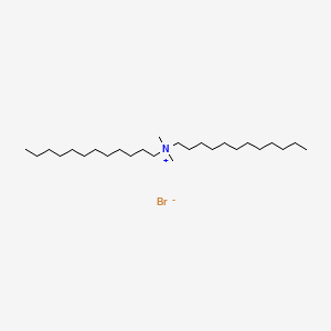 Chemical structure of Didodecyldimethylammonium bromide