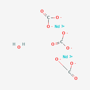 Chemical structure of Neodymium carbonate hydrate, 99·90%