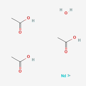 Chemical structure of Neodymium(III) acetate hydrate
