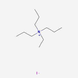 Chemical structure of Ethyltripropylammonium Iodide