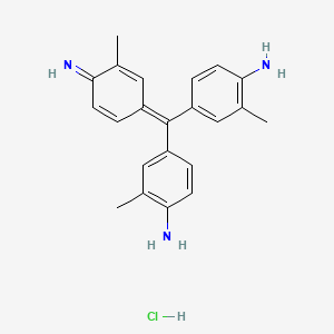 Chemical structure of New Fuchsin