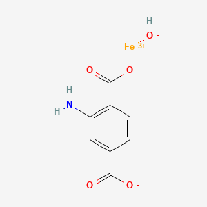 Chemical structure of NH2-MIL-53(Fe)