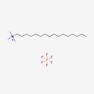Chemical structure of Hexadecyltrimethylammonium Hexafluorophosphate