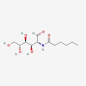 Chemical structure of N-Hexanoyl-D-glucosamine