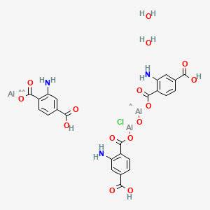 Chemical structure of NH-MIL-101(Al)