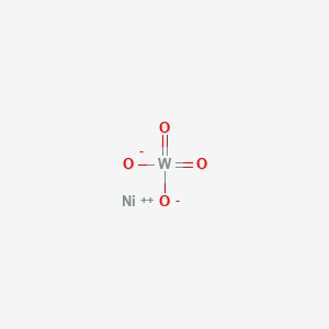Chemical structure of Nickel tungsten oxide (NiWO4)
