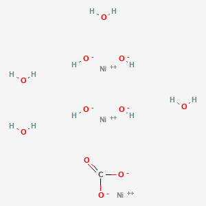 Chemical structure of Nickel carbonate hydroxide tetrahydrate