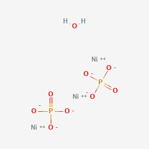 Chemical structure of Nickel(II) phosphate hydrate