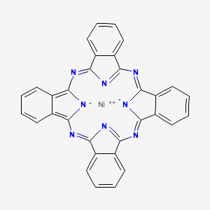 Chemical structure of Nickel phthalocyanine