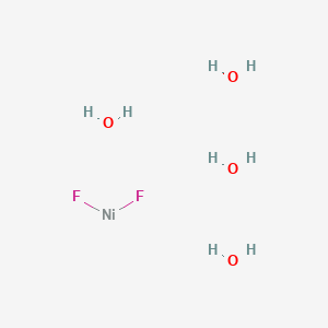 Chemical structure of Nickel(II)fluoridete trahydrate