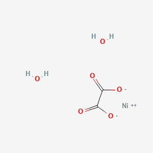 Chemical structure of Nickel(II)oxalate dihydrate