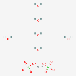 Chemical structure of Nickel(II)perchlorate hexahydrate