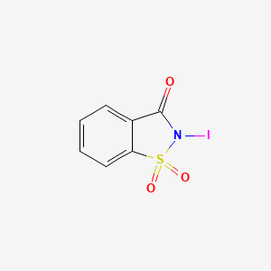 Chemical structure of N-Iodosaccharin