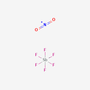 Chemical structure of Nitronium hexafluoroantimonate