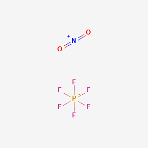 Chemical structure of Nitronium hexafluorophosphate, 95%