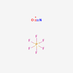 Chemical structure of Nitrosonium hexafluorophosphat