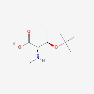 Chemical structure of N-Me-Thr(Tbu)-OH