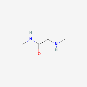 Chemical structure of N-Methyl-2-(methylamino)acetamide
