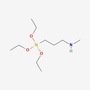 Chemical structure of N-Methyl-3-(triethoxysilyl)propan-1-amine