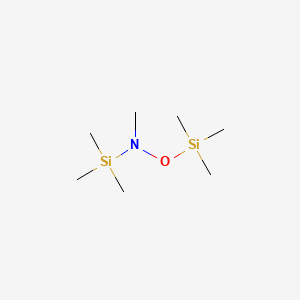Chemical structure of N-Methyl-N,O-bis(trimethylsilyl)hydroxylamine