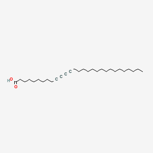 Chemical structure of 10,12-Nonacosadiynoic Acid