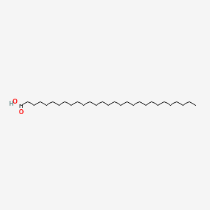 Chemical structure of Nonacosanoic Acid