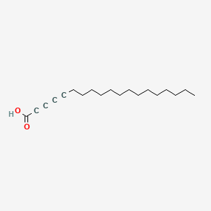 Chemical structure of 2,4-Nonadecadiynoic Acid