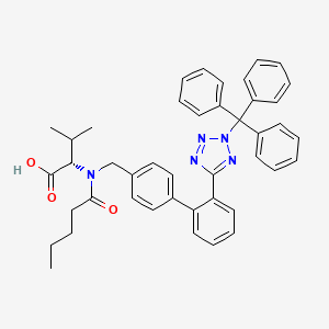 Chemical structure of Triphenylvalsartan