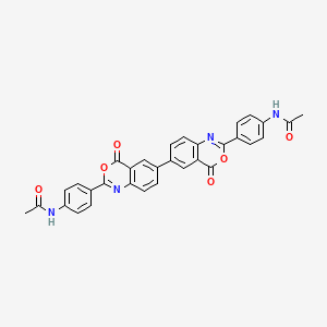 Chemical structure of NT-COF