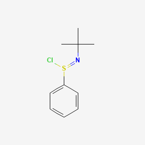 Chemical structure of N-tert-Butylbenzenesulfinimidoyl Chloride