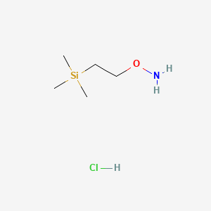 Chemical structure of O-(2-(Trimethylsilyl)ethyl)hydroxylamine hydrochloride