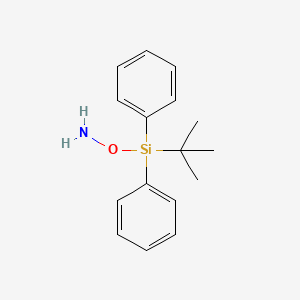 Chemical structure of O-(tert-Butyldiphenylsilyl)hydroxylamine