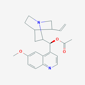 Chemical structure of O-Acetylquinidine