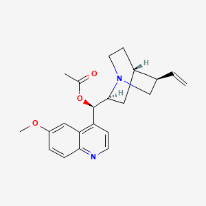 Chemical structure of Acetylquinine