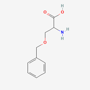 Chemical structure of O-Benzyl-DL-serine