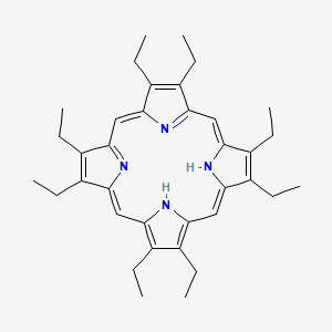 Chemical structure of Octaethylporphyrin