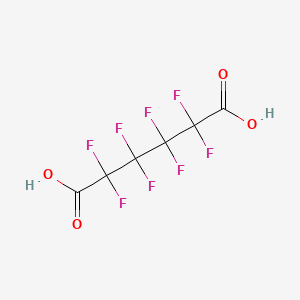 Chemical structure of Octafluoroadipic acid