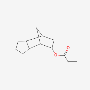Chemical structure of Octahydro-1H-4,7-methanoinden-5-yl acrylate