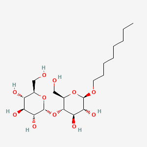 Chemical structure of Octyl maltopyranoside