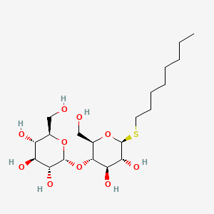 Chemical structure of Octyl thiomaltoside