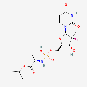 Chemical structure of O-Desphenyl Sofosbuvir